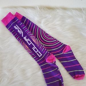 Color Vibe Knee High Socks - Size 8/9